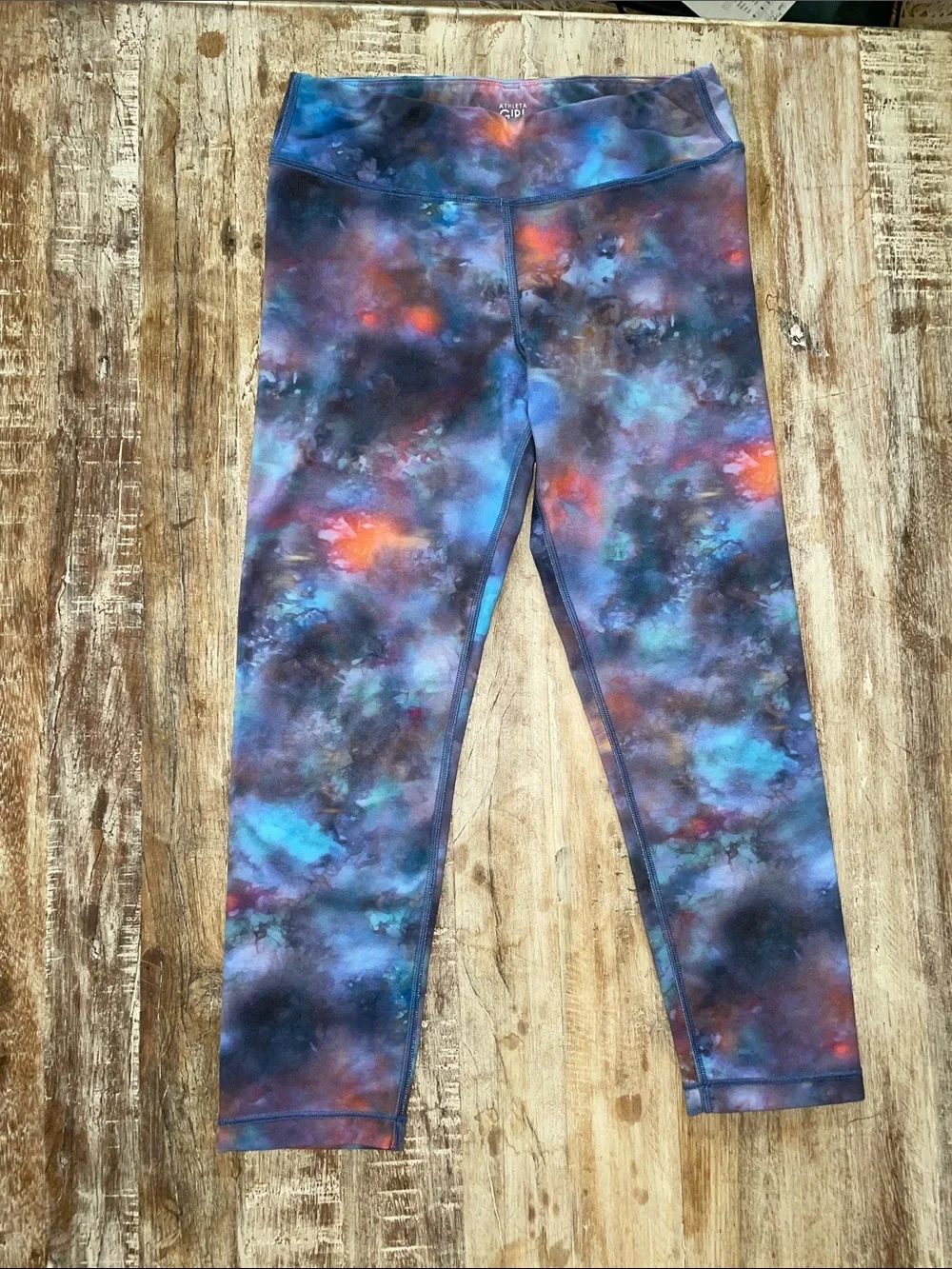 Athleta Kids Printed Chit Chat Leggings set of 2